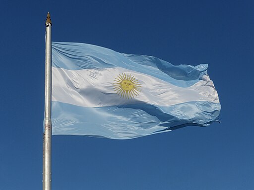 Argentina: Nuestro país intervenido por el imperio 512px Bandera de la Republica Argentina